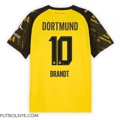 Camiseta Borussia Dortmund Julian Brandt #10 Primera Equipación 2025-26 manga corta Camiseta Borussia Dortmund Julian Brandt #10 Primera Equipación 2025-26 manga corta